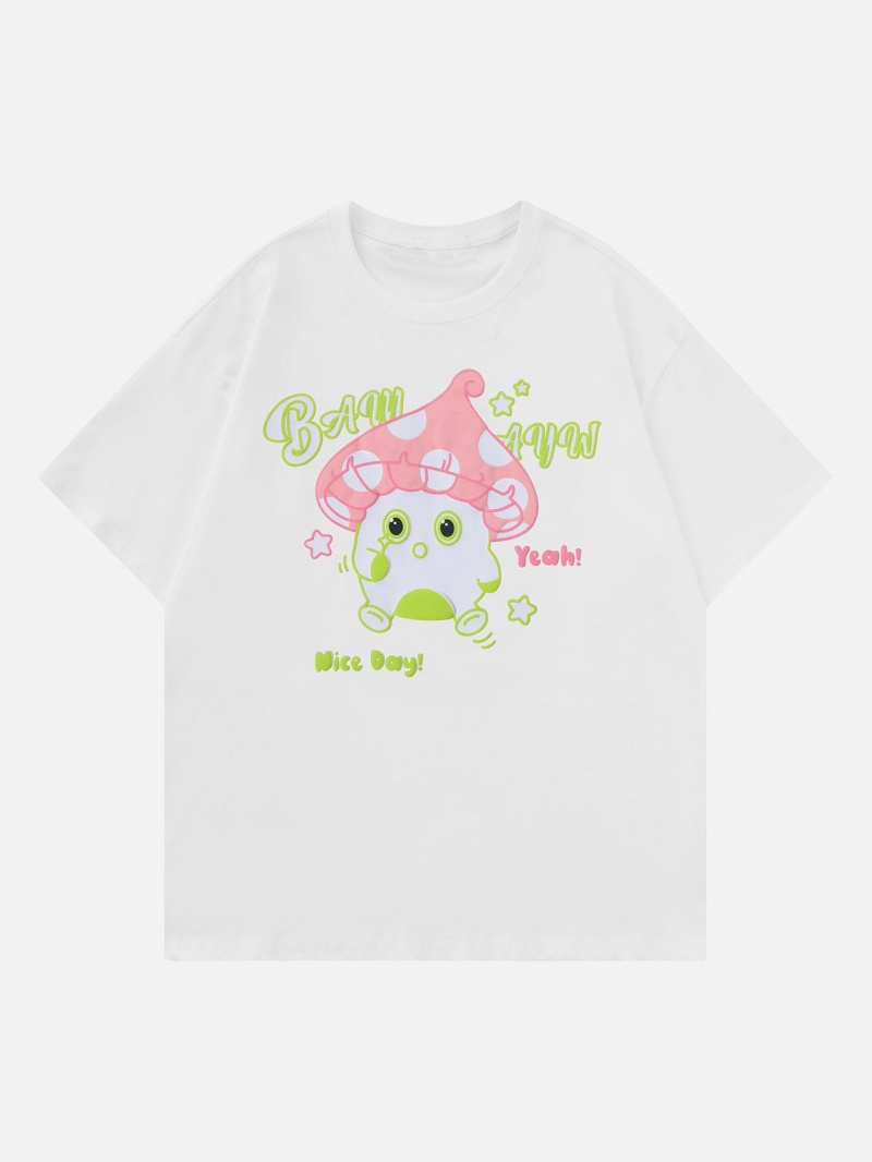 T Shirts Aelfric Eden Cute Animals Towel Embroidery Tee Vert | CSW-55437750